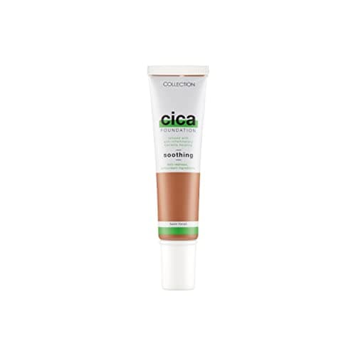 Image of Collection Cosmetics Hydrating Medium Coverage Cica Foundation Infused with Anti-Redness, Vegan Foundation, 30ml, Honey