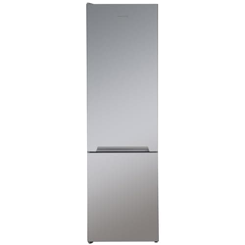 Image of Russell Hobbs Freestanding Fridge Freezer, 54cm Wide, 180cm High, 204L Fridge Space, 84L Freezer Space, 4 Shelves, 4 Door Racks, Eco Friendly, Silver, RH180FF541E1S