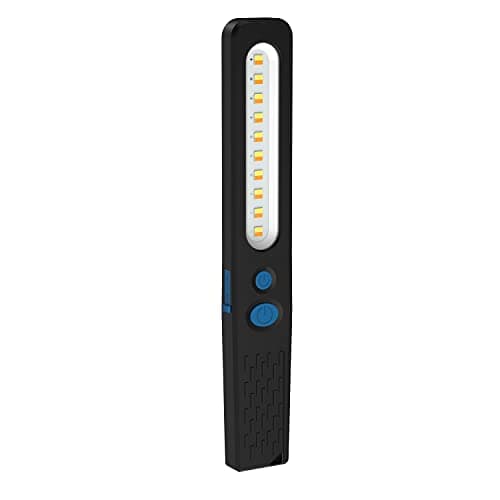Image of ANSMANN WL390R, Rechargeable LED Workshop Inspection Lamp in Black - 1600-0440