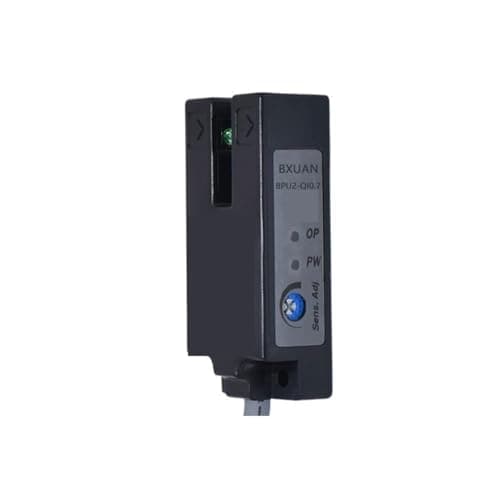 Image of 1PCS Slot type photoelectric switch sensor Through beam 7mm Sensing Range 10-30VDC NPN and PNP 4-Wire(White Led NO)