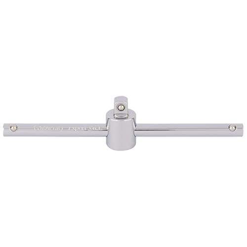 Image of Draper 16785 1/4-Inch Square Drive Polished Chrome Sliding T Bar , Blue