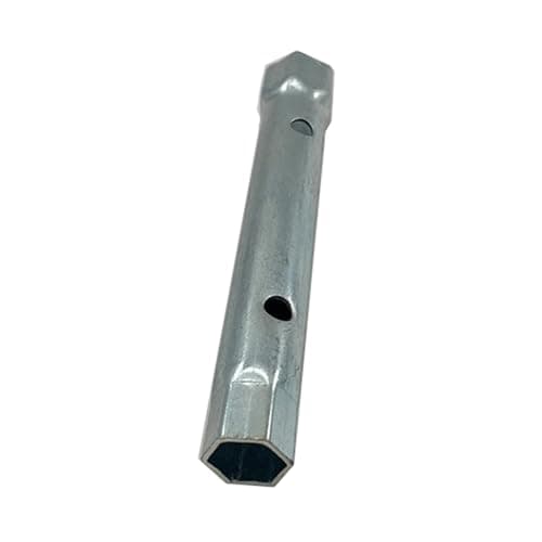 Image of Hotooldo 1 Pcs Metric Box Wrench,Tubular Box Spanner, Torque Bar Socket, Duel-Ended Wrench Socket Back Nut Tap Spark Plug Spanner for Water Tap Installation and Maintenance 36mm-38mm*240mm*1.5