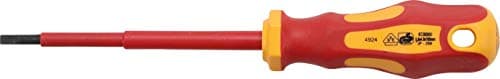 Image of BGS 4924 | VDE Screwdriver | Slot SL 4 mm | Blade Length 100 mm