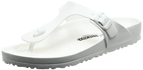 Image of Birkenstock Unisex Gizeh EVA White Sandals 9.5 UK
