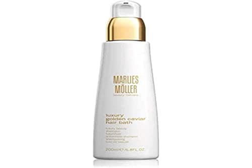 Image of Marlies Möller Luxury Golden Caviar Hair Bath 200 ml – Luxurious Caviar Shampoo – Stimulates cell metabolism – For smooth, soft, shiny hair – With caviar extract – For all hair types