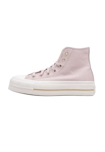 Image of Converse CHUCK TAYLOR ALL STAR LIFT PLATFORM TAILORED LINES Women's Platform Trainers, pink, 3.5 UK