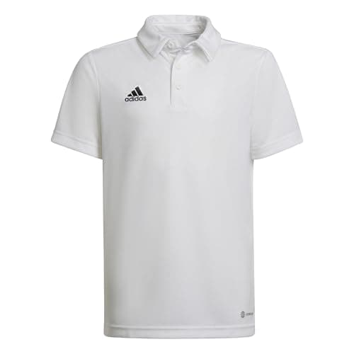 Image of adidas Unisex Kids Entrada 22 Polo Shirt, White, 13-14 Years