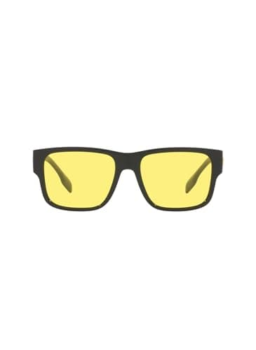 Image of BURBERRY KNIGHT BE 4358 Black/Yellow 57/18/145 men Sunglasses