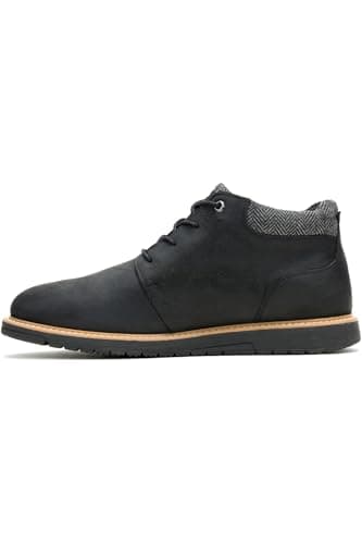 Image of Hush Puppies Men's Jenson Lace Boot, Black, 8 UK