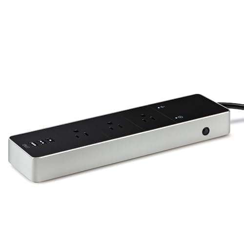 Image of Eve Energy Strip - Apple HomeKit Smart Home Triple Outlet & Power Meter with Built-in Schedules & Switches