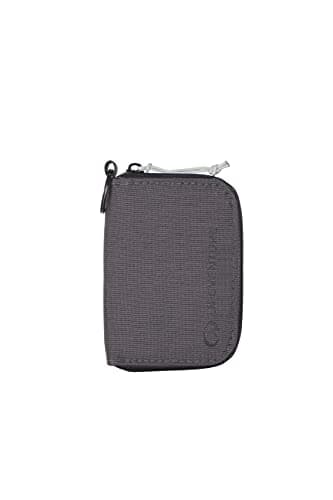 Image of Lifeventure Men's RFID Protected Coin Compact Travel Wallet, Eco-Friendly, Recyclable Material (Grey), Made, One Size, 68151