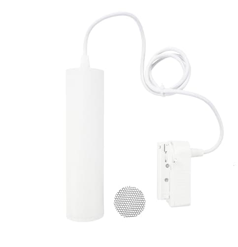 Image of Ledvion - Pendant Light, 1m, 1-Phase, Spot Light Only, White, 1 Spotlight, Ceiling Lights, gu10 led Bulbs, Kitchen Lights Ceiling, Extendable & Flexible