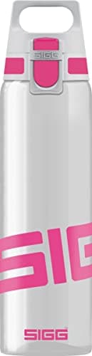 Image of Sigg - Tritan Water Bottle - Total Clear ONE Berry - Suitable For Carbonated Beverages - Dishwasher Safe - Leakproof - Lightweight - Scratch Resistant - BPA Free - Grey - 0.75L