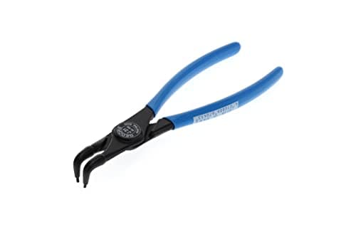 Image of GEDORE Circlip pliers for inner circlips, 90° angled, Shaft dia. 40-100 mm, Tip dia. 2.3 mm, Steel, 8000 J 31