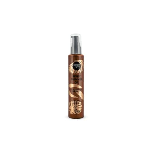 Image of Organic Shop Body Shimmer Oil Chocolate & Mango, 100 ml