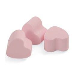 Image of 6 x Pink Rose Scented Bath Hearts Fizzers Mini Bombs 10g Each Mix & Match