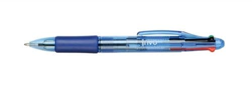 Image of 5 Star Office Ball Pen 4-Colour 1.0mm Tip 0.5mm Line Black Blue Red Green [Pack 12]
