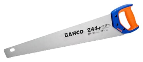 Image of Bahco Barracuda 22” 550mm Hardpoint 7TPI Handsaw, Ergonomic Soft Grip Handle with Built in Angle Guides – Bahco 244P-22-U7-HP
