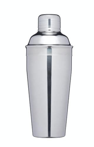 Image of BarCraft Double-Walled Insulated Stainless Steel Cocktail Shaker with Recipe Leaflet, 500 ml (17.5 fl oz)