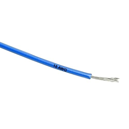 Image of UMTMedia® 20 Metres Blue 0.75mm² 14 Amp 18AWG Automotive Hookup Wire Auto Cable