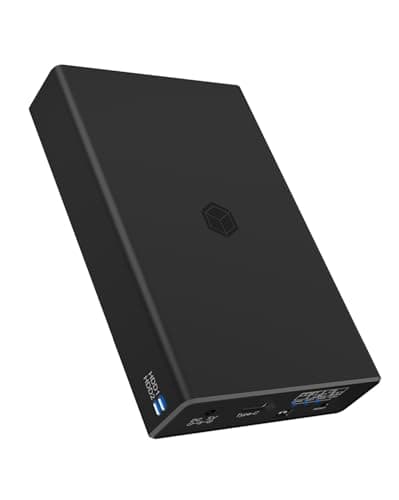 Image of ICY BOX RAID IB-RD2253-C31 Enclosure for 2 x 2.5 Inch SSD & HDD, USB-C & USB-A Cable, USB 3.1 Gen2 (10 Gbit/s), Aluminium, Black,