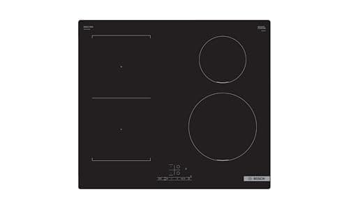 Image of Bosch Series 4 PWP611BB5B Induction Hob with TouchSelect, CombiZone, PowerBoost and Timer Switch Off, Integrated, Black, 60cm wide