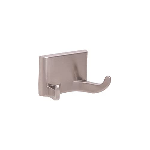 Image of Design House Millbridge Double Robe Hook, Satin Nickel #539197