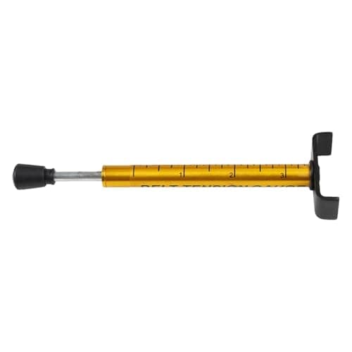 Image of Adjustable Motorcycle Belt Tension Tester, Professional Metal Gauge for Drive Belt Replacement, Precision Repair Tool for Motorbike Maintenance