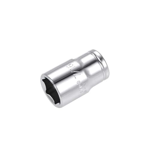 Image of TA-VIGOR 1Pc 1/4-inch Drive 7/16-inch 6-Point Shallow Socket, Cr-V Drive Socket for Auto Repairing and Household