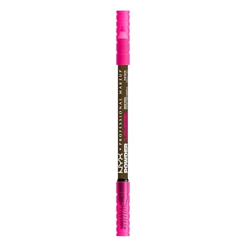 Image of NYX Professional Makeup Powder Louder Brow Pencil, Buildable Shades, Up to 12 Hours of Wear, Transfer and Fade Resistant, With Thickening Micro-Fibres, Vegan Formula, Shade: Taupe