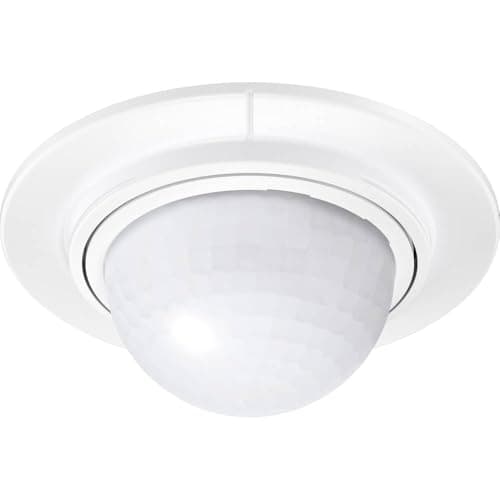 Image of Steinel Flush-Mounted Motion Detector IS 360-1 White, Maximum 1000 W Switching Capacity, 360° Sensor, Maximum 4 m Range, LED Suitable