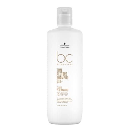 Image of SCHWARZKOPF PROFESSIONAL BC Bonacure Time Restore Shampoo Q10+ Clean Performance 1000 ml