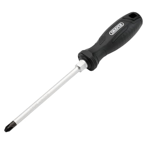 Image of Draper Phillips Hard Grip Screwdriver, PH3 x 150mm - 13496 - Magnetic Tip, CRV Blade