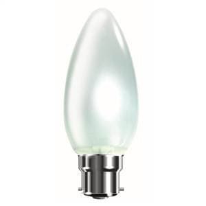 Image of 5x Opal Candle Bulb 40w BC (B22) Bayonet Cap
