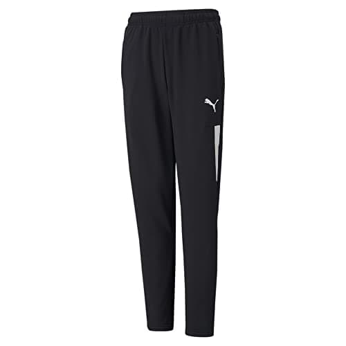 Image of PUMA Unisex Kids teamLIGA Training Pants Pro Jr, Puma Black-puma White, 152