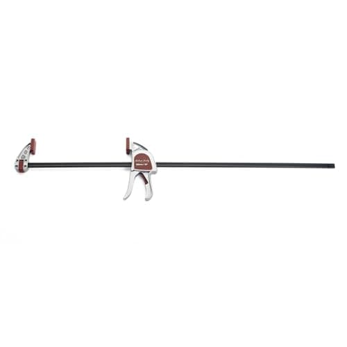 Image of Robert Sorby Select Heavy Duty One Handed Bar Clamp 36" 915mm Quick Release Clamp and Spreader 300kgf Aluminium Body 85mm Throat Depth Soft Grip Handle