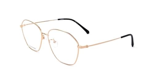 Image of Polaroid PLD D425/G Irregular Eyeglasses for Women, 56 mm Size, Gold Black