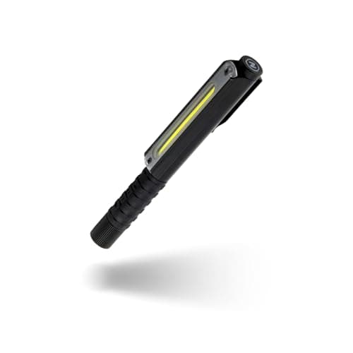 Image of NEBO Lil Larry 500 Flex Rechargeable Work Light – 500 Lumen COB LED, USB-C Charging, Flex-Power Battery System, Magnetic Base, IPX4 Water-Resistant, Aircraft-Grade Aluminium (Black)