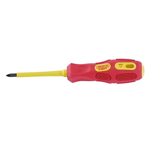 Image of Draper Expert 69228 No. 1 x 80 mm Fully Insulated Pozidriv-Type Screwdriver