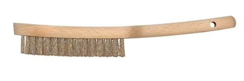 Image of GEDORE Red Wire Brush with Wooden Handle Length 260 mm