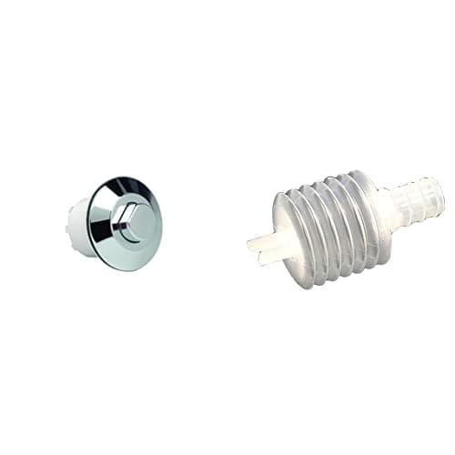 Image of GROHE 38488000 | Air Button & 43506000 Pneumatic Clear Flush Valve Bellows - Multi-Colour