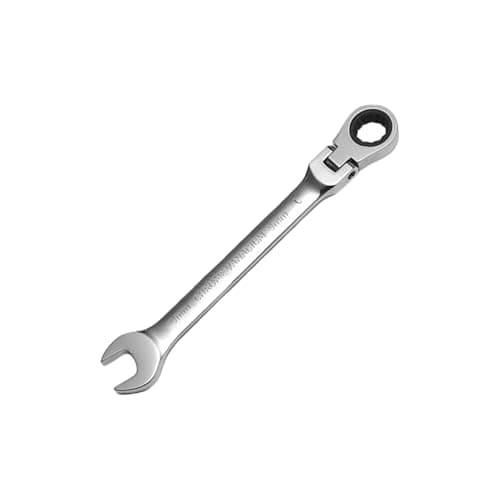 Image of WISEUP Combination Spanner, CR-V Flex-Head Ratchet Spanner, 9mm Ratchet Spanner, Labor-Saving and Anti-Slip, Anti-Bending Hand Tools