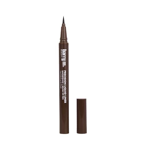 Image of Barry M Precision Liquid Eyeliner Waterproof Brush Tip Pen Brown