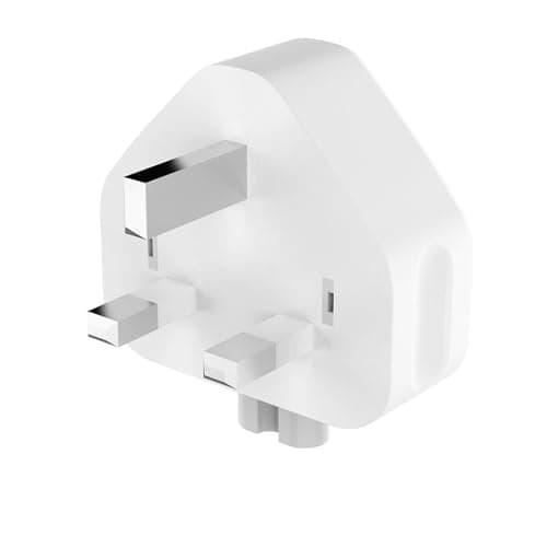 Image of UK AC Power Adapter, Converter Wall Plug 3Pins Standard Head Charger Replacement for All MacBooks Pro Air 12W 30W 35W iBook iPod iPad iPhone USB USB-C MagSafe MagSafe 2 Power Adapters