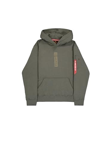 Image of Alpha Industries Alpha PP Hoodie for men Dark Olive