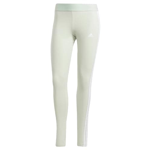 Image of adidas Women's 3 Stripes Leggings, linen green, S