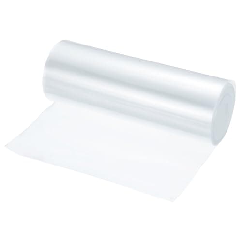 Image of sourcing map Battery Wrap PVC Heat Shrink Tubing 127mm Dia 200mm Flat 8 Feet Clear Good Insulation for Battery Pack-2.5m