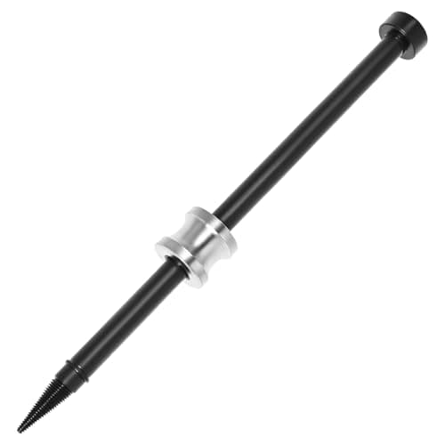 Image of QWORK® Diesel Injector Seal Removal Tool, Injector Seal Extractor with Slide Hammer, Carbon Steel, Universal for Car, Black, 4.5mm -13.2mm