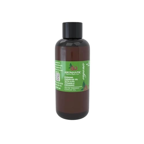 Image of Organic Evening Primrose Oil - Hydrating Facial & Body Oil Rich in Gamma Linolenic Acid for Soft, Supple Skin, Ideal for Sensitive & Mature Skin Types 30 ml