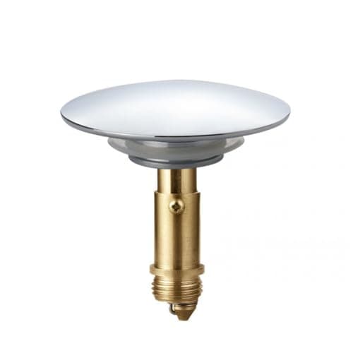 Image of JZK Chrome plated metal 69mm bathtub pop up plug, bath tub plug replacement, click clack stopper for bathtub drain cover, bathtub waste sprung plug
